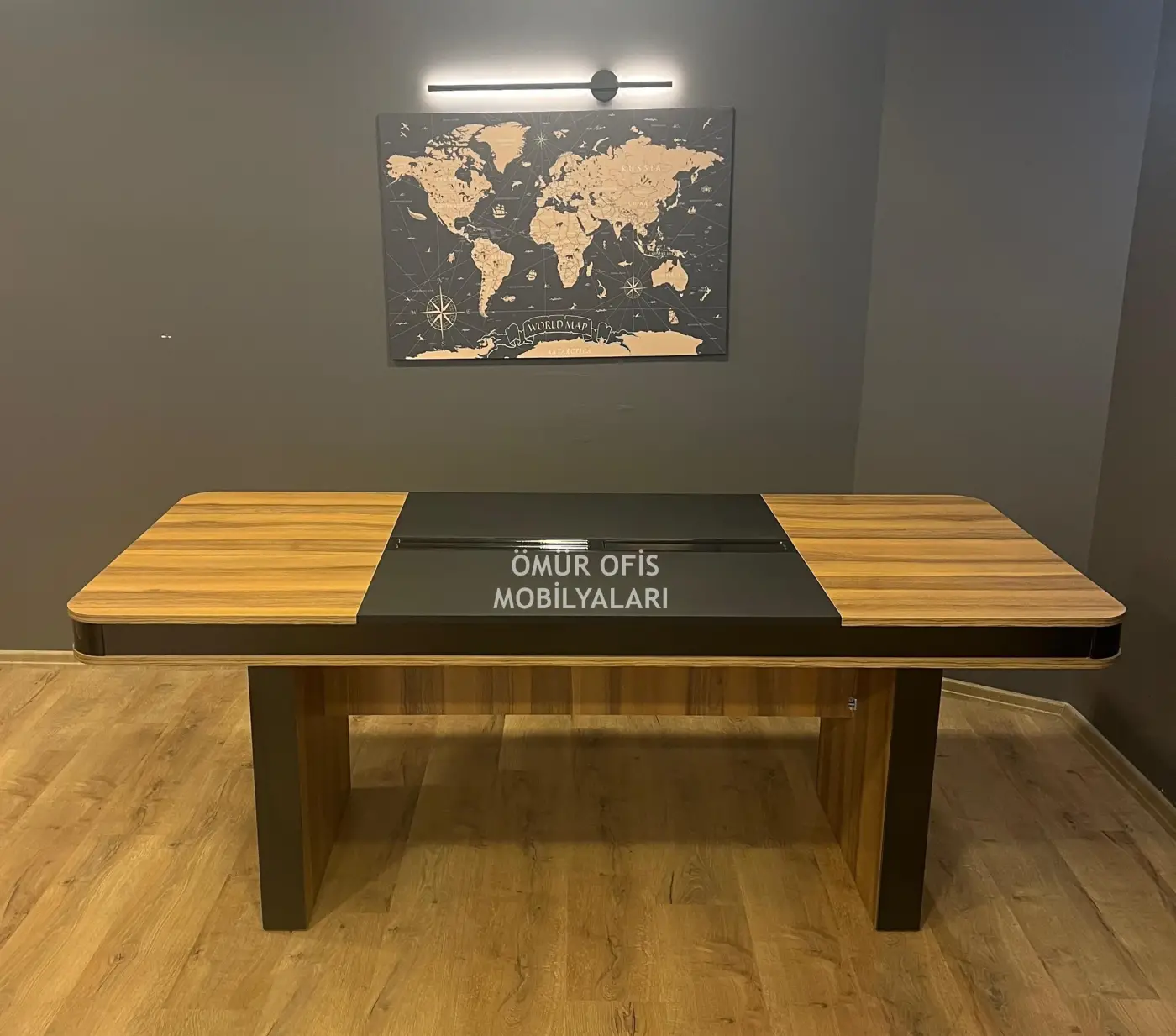 Piano Black Toplantı Masası 200x90 Cm