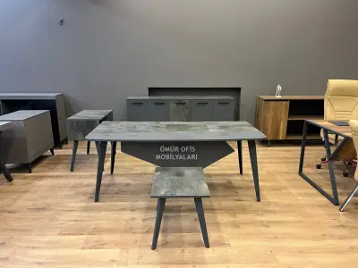 İroni Makam Takımı + Petek Deri Koltuk Takımı