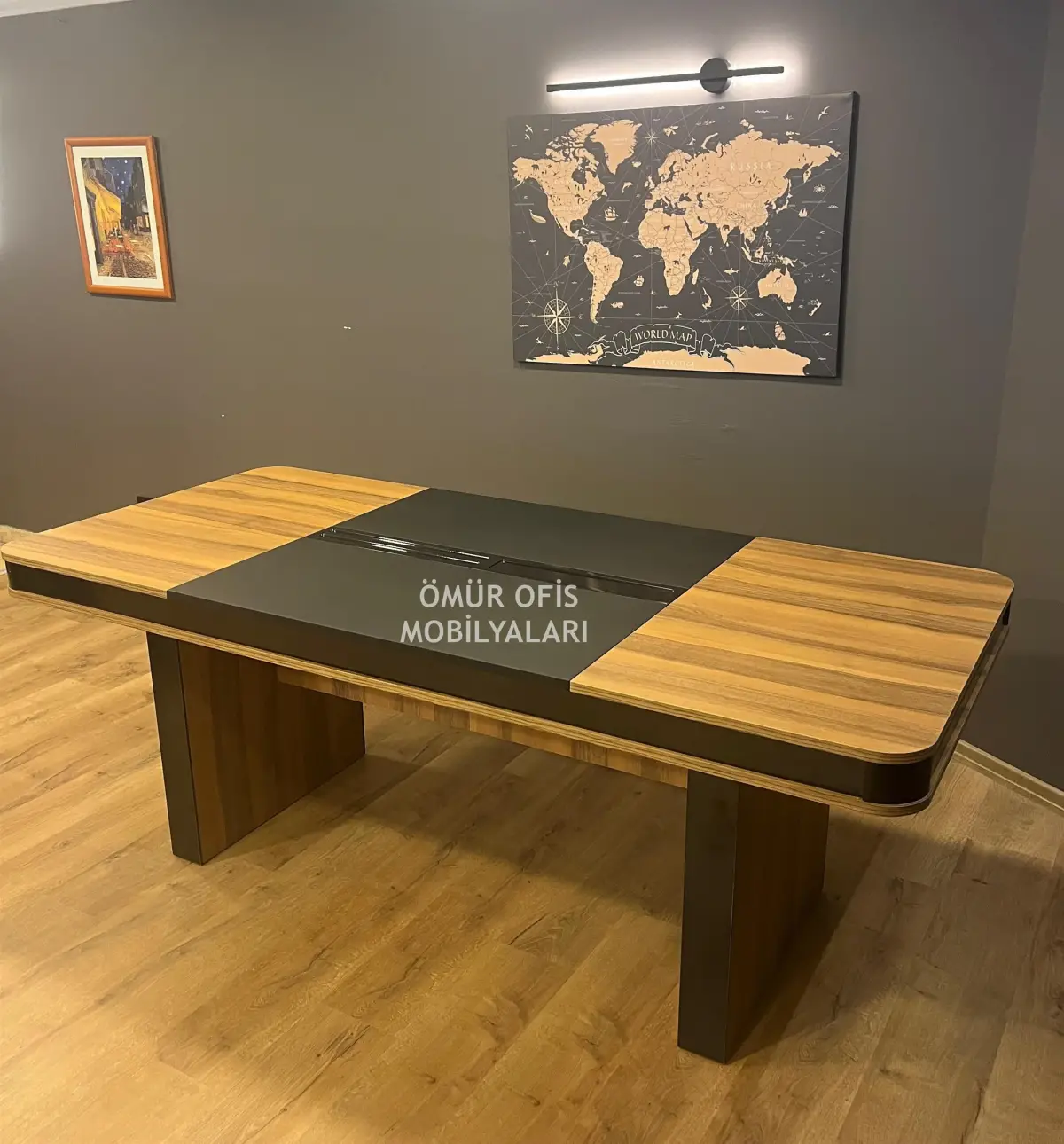 Piano Black Toplantı Masası 200x90 Cm