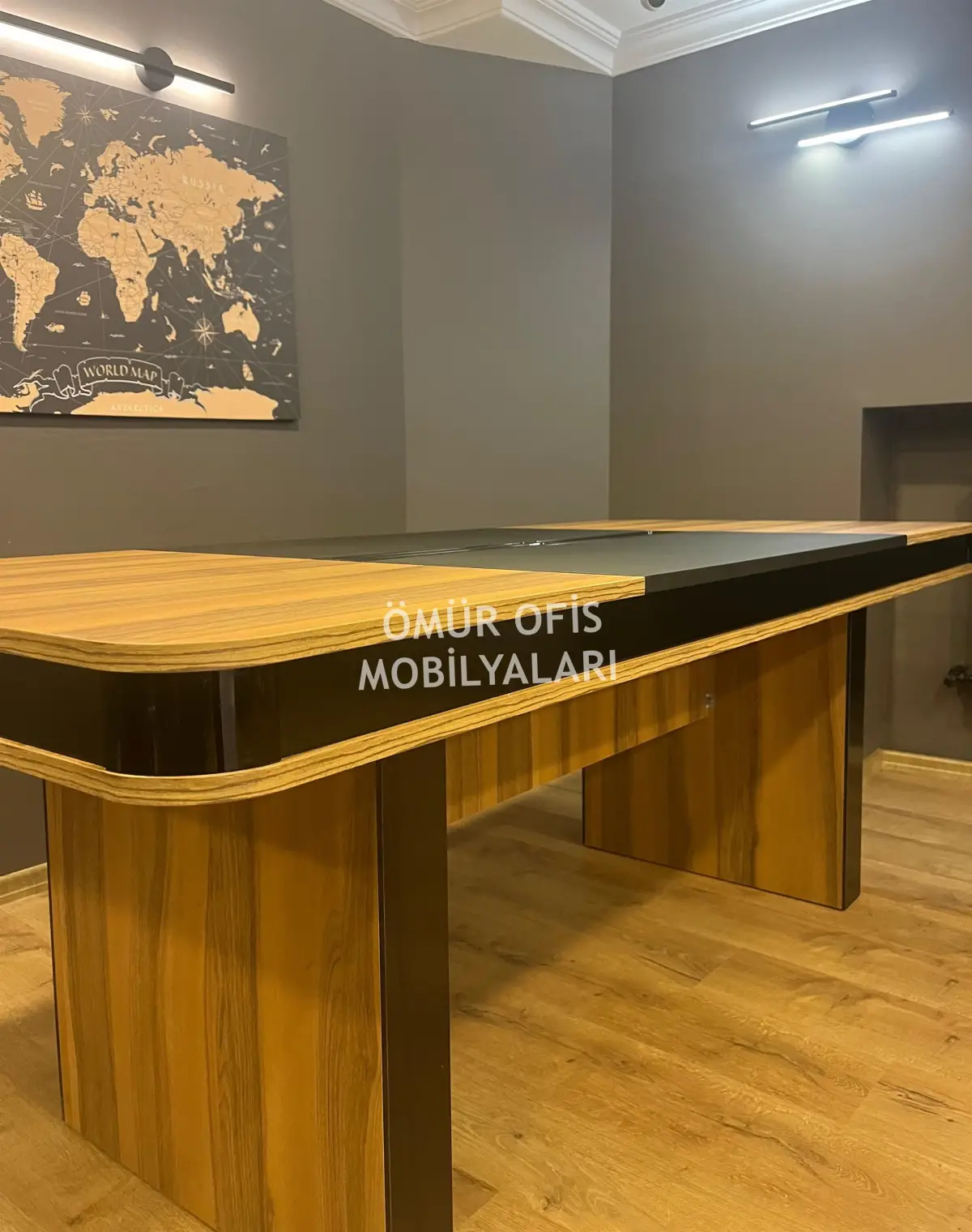 Piano Black Toplantı Masası 200x90 Cm