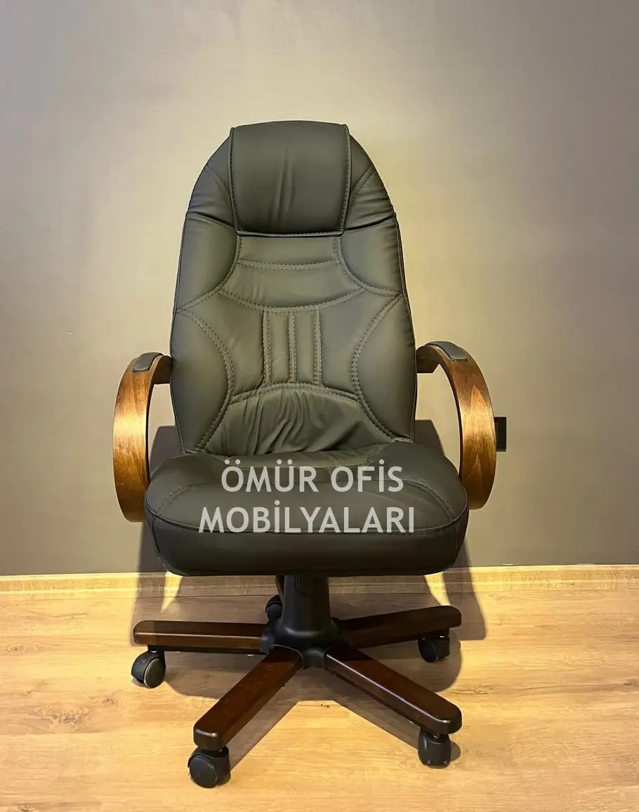 Uzay Ahşap Makam Koltuğu