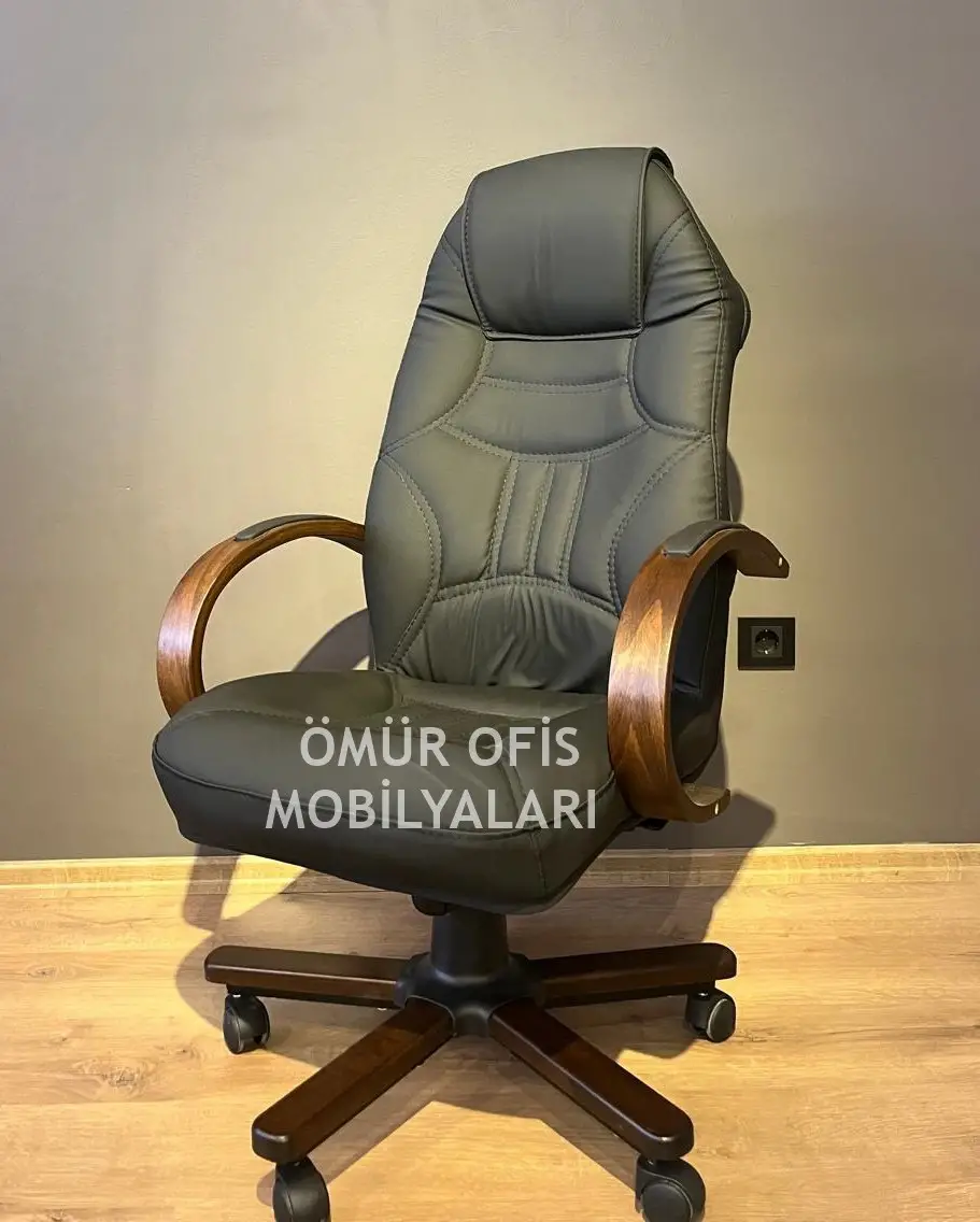 Uzay Ahşap Makam Koltuğu