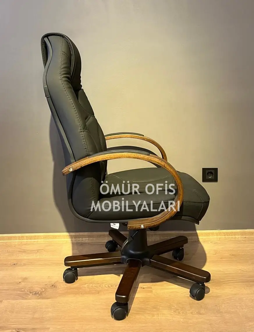 Uzay Ahşap Makam Koltuğu