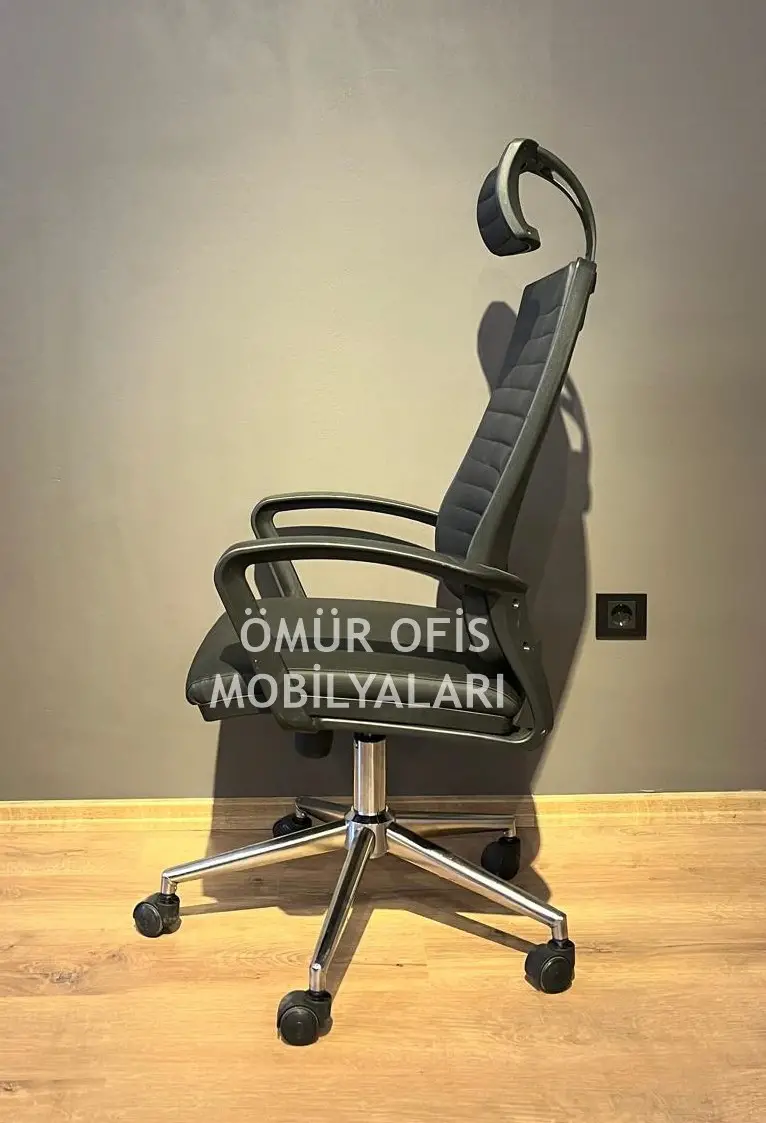 Petek Başlıklı Deri Şef Koltuk Takımı