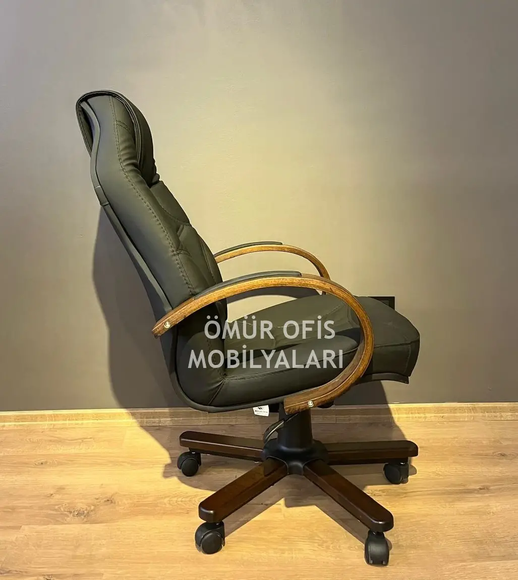 Uzay Ahşap Makam Koltuğu