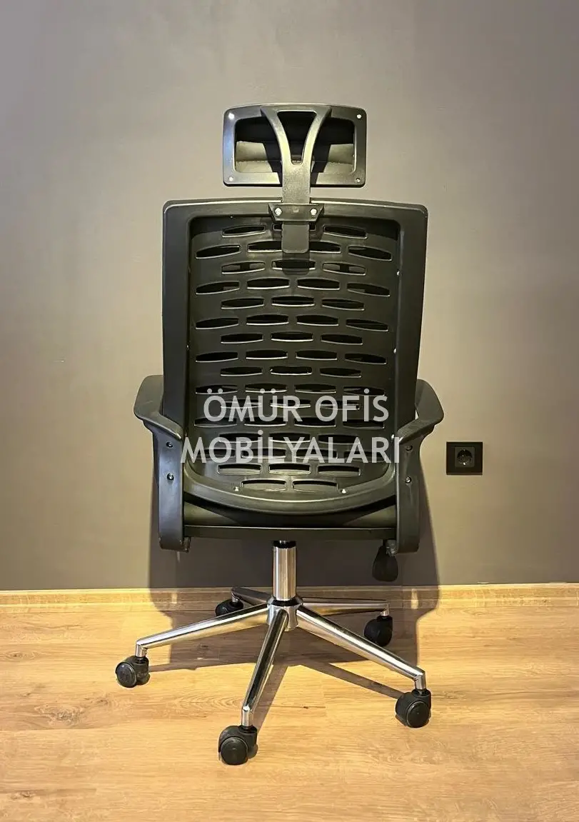 Petek Başlıklı Deri Şef Koltuğu