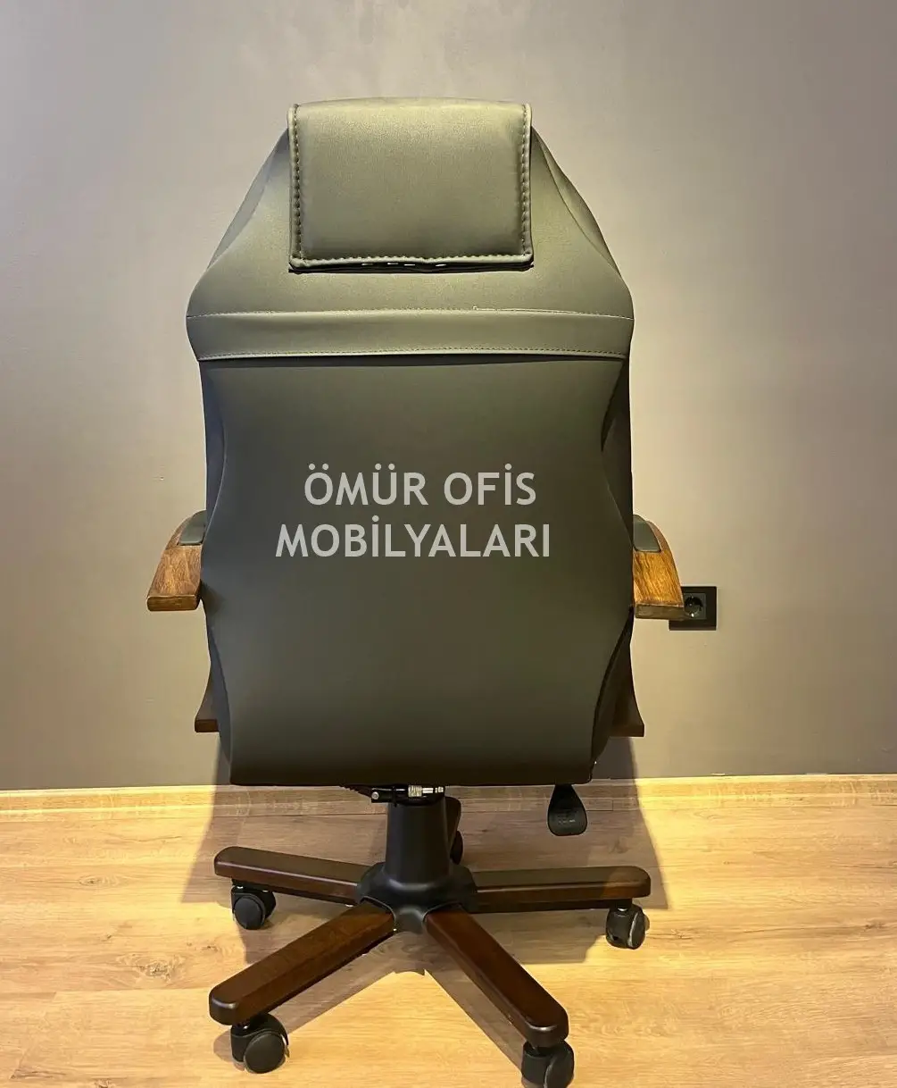 Uzay Ahşap Makam Koltuğu