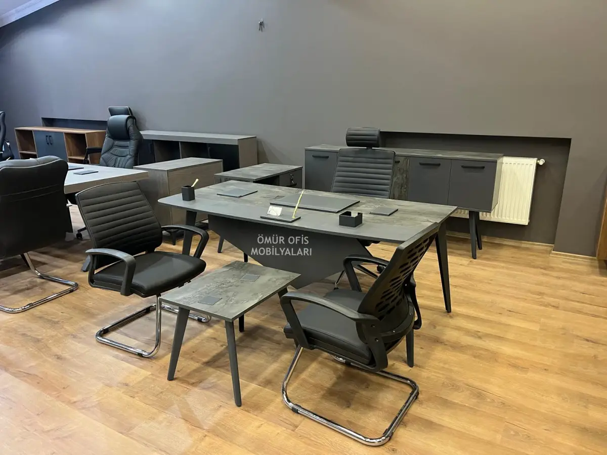 İroni Makam Takımı + Petek Deri Koltuk Takımı